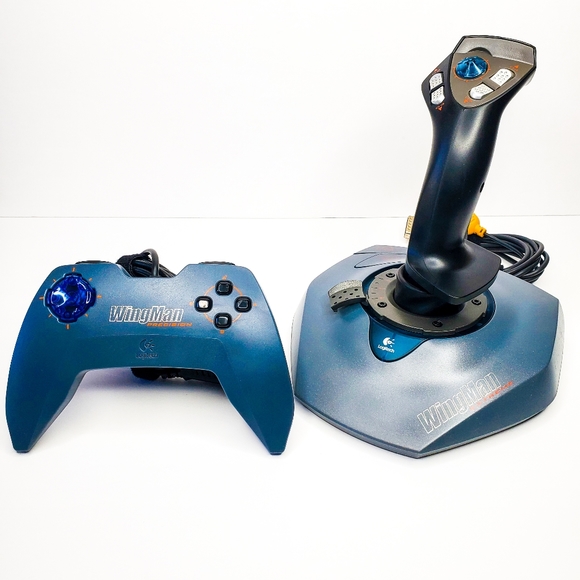 Logitech WingMan Extreme Digital 3D Joystick J-ZA10 Precision Gamepad PC Bundle - Picture 4 of 14
